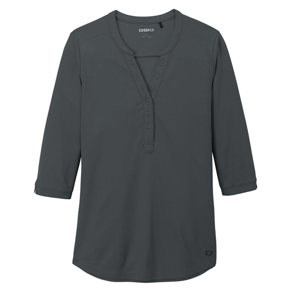 OGIO Ladies Jewel Henley