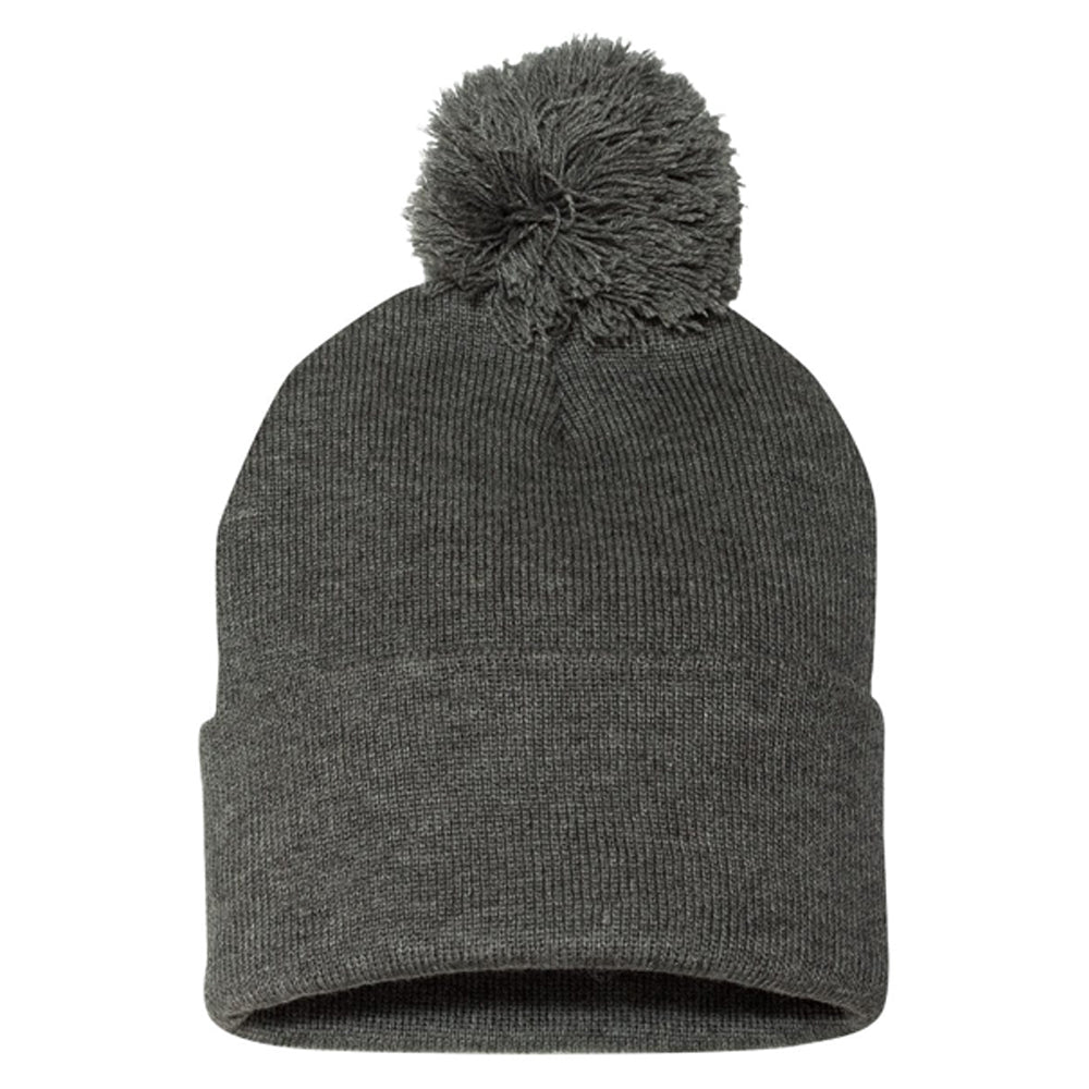 Sportsman 12" Pom-Pom Cuffed Beanie