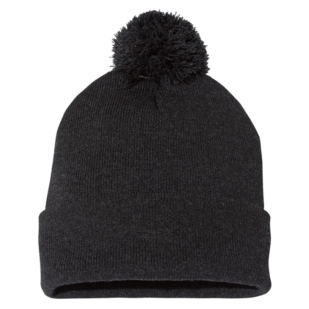 Sportsman 12" Pom-Pom Cuffed Beanie