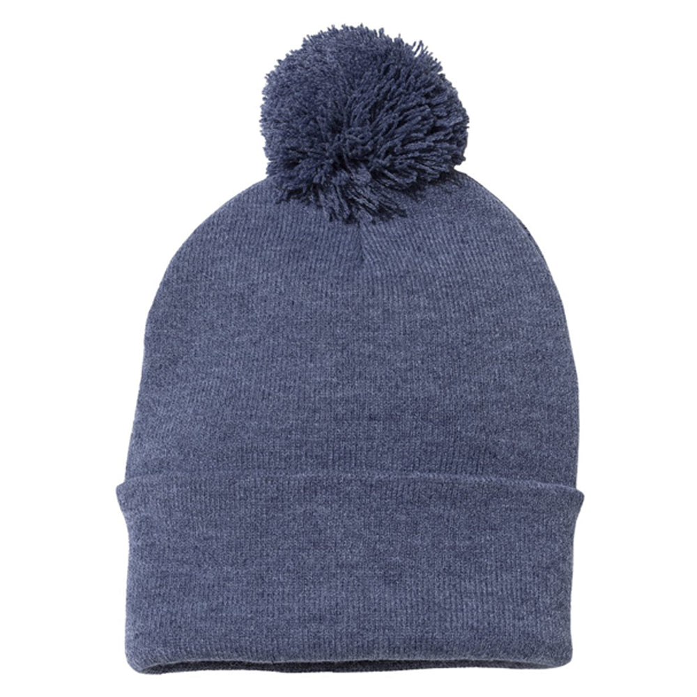 Sportsman 12" Pom-Pom Cuffed Beanie